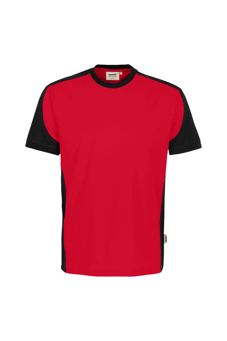 HAKRO T-Shirt Contrast MIKRALINAR® ECO Unisex (0590) – Weiß