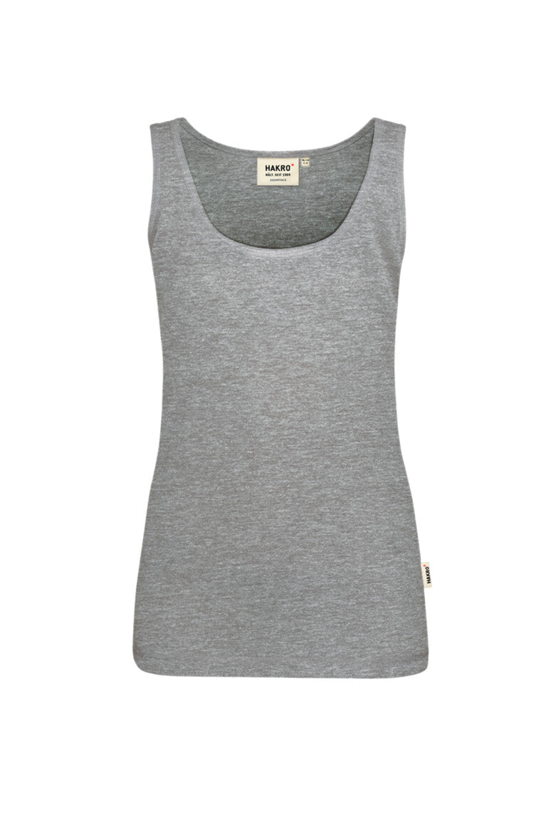 HAKRO Tank-Top Classic Damen (0159) – Grau Meliert