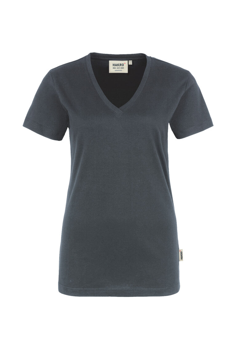 HAKRO V-Shirt Classic Damen (0126) – Anthrazit
