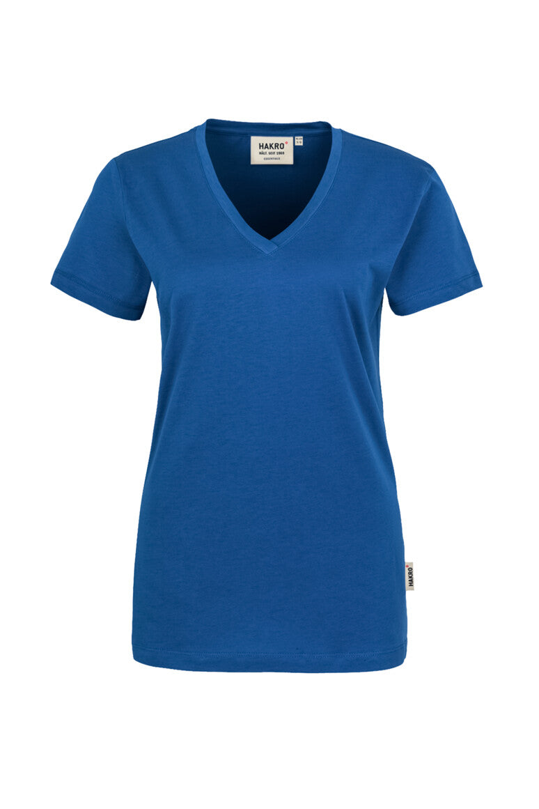 HAKRO V-Shirt Classic Damen (0126) – Royalblau