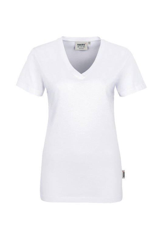 HAKRO V-Shirt Classic Damen (0126) – Weiß