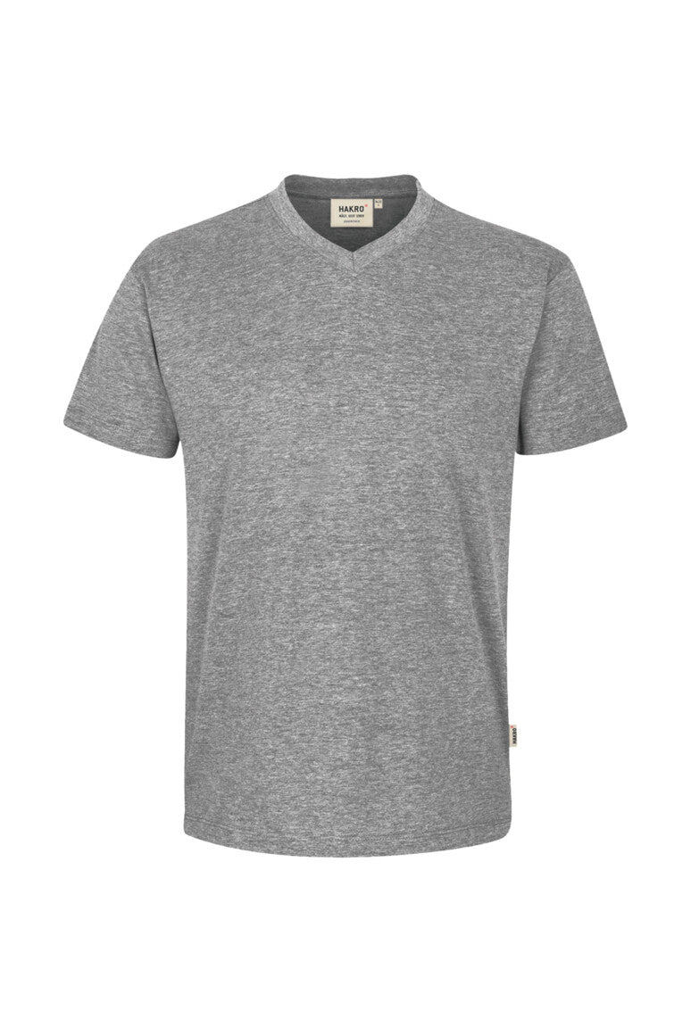 HAKRO V-Shirt Classic Unisex (0226) – Grau Meliert