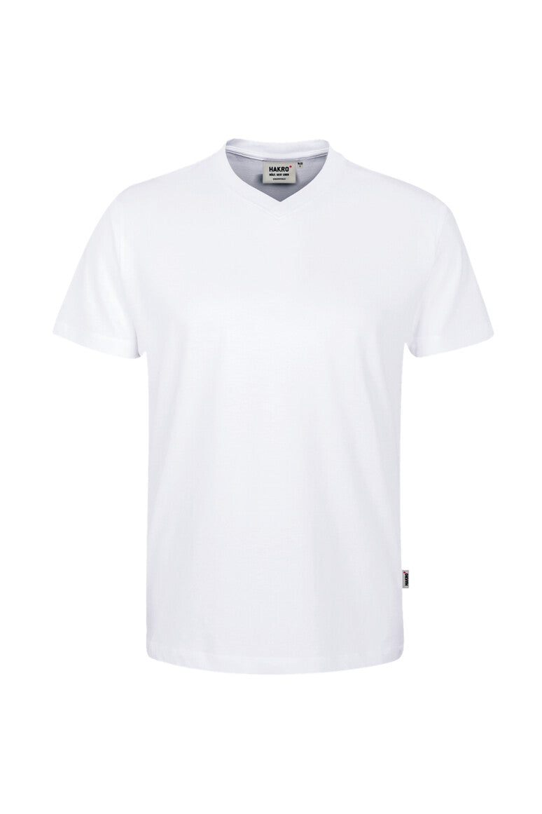 HAKRO V-Shirt Classic Unisex (0226) – Weiß