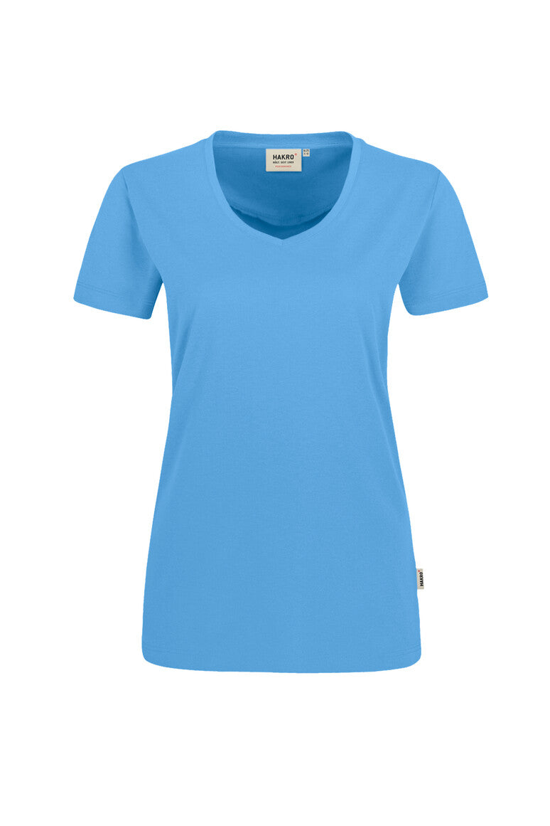 HAKRO V-Shirt MIKRALINAR® Damen (0181) – Malibublau (041)