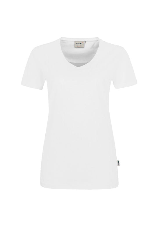 HAKRO V-Shirt MIKRALINAR® Damen (0181) – Weiß