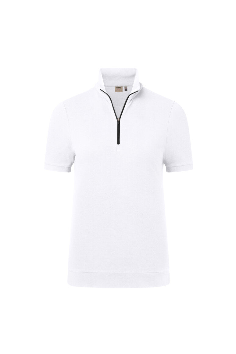 HAKRO Zip-Shirt Piqué MIKRALINAR® ECO Damen (0334) – Tinte