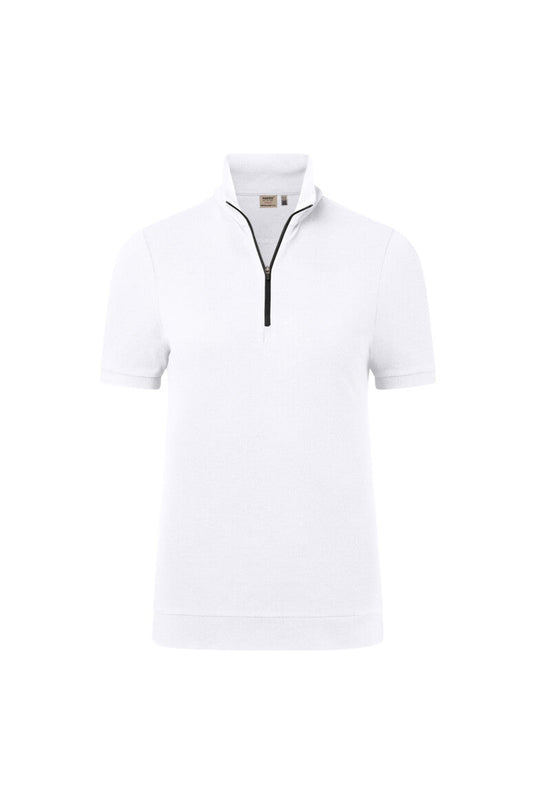 HAKRO Zip-Shirt Piqué MIKRALINAR® ECO Damen (0334) – Tinte