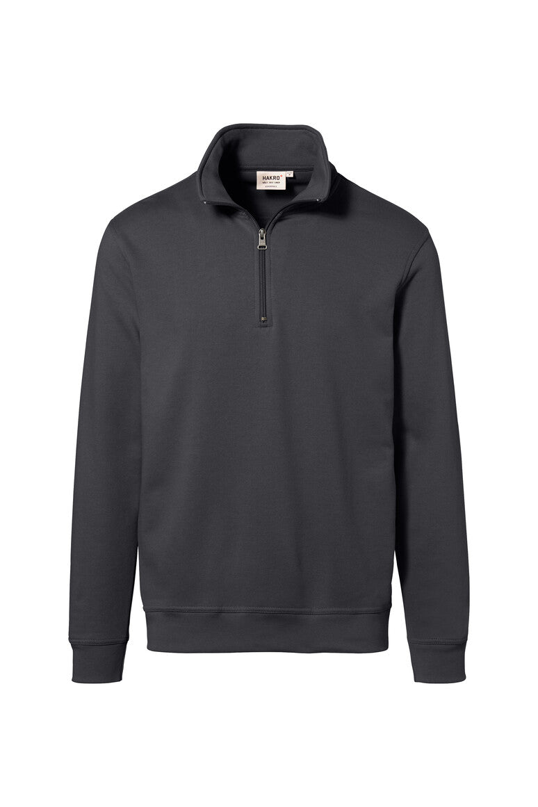 HAKRO Zip-Sweatshirt Premium Unisex (0451) – Karbongrau