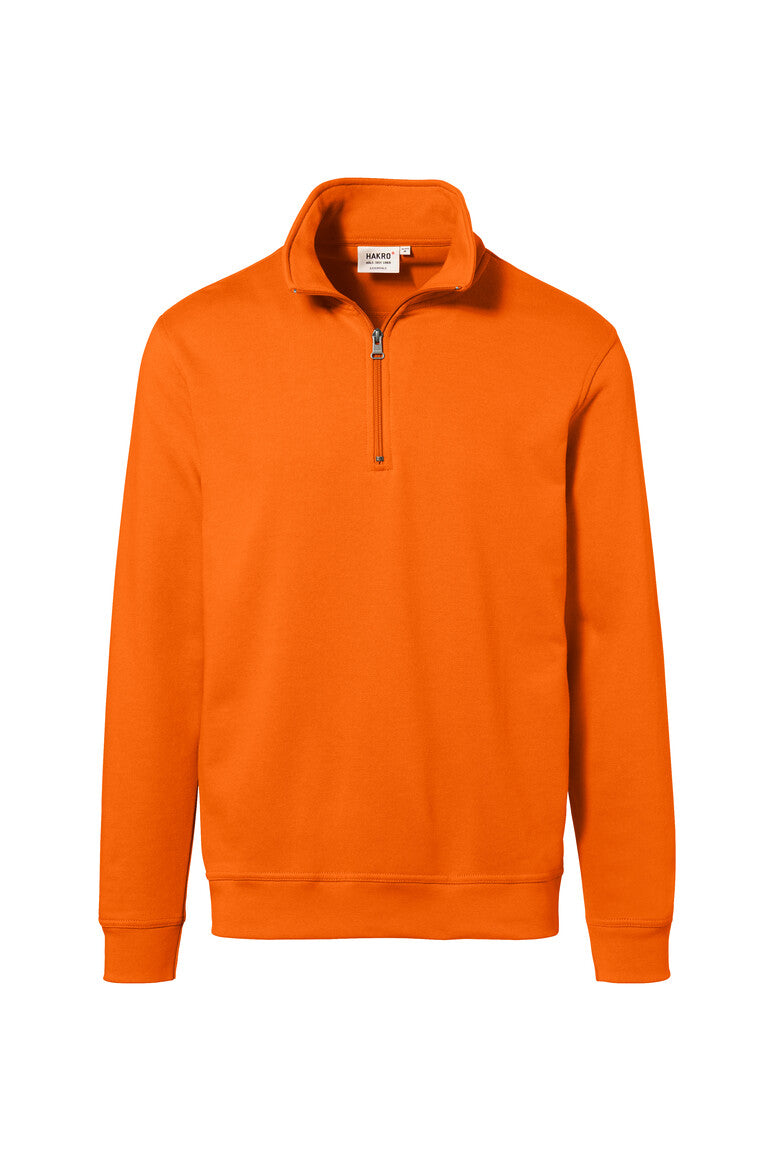 HAKRO Zip-Sweatshirt Premium Unisex (0451) – Orange (027)