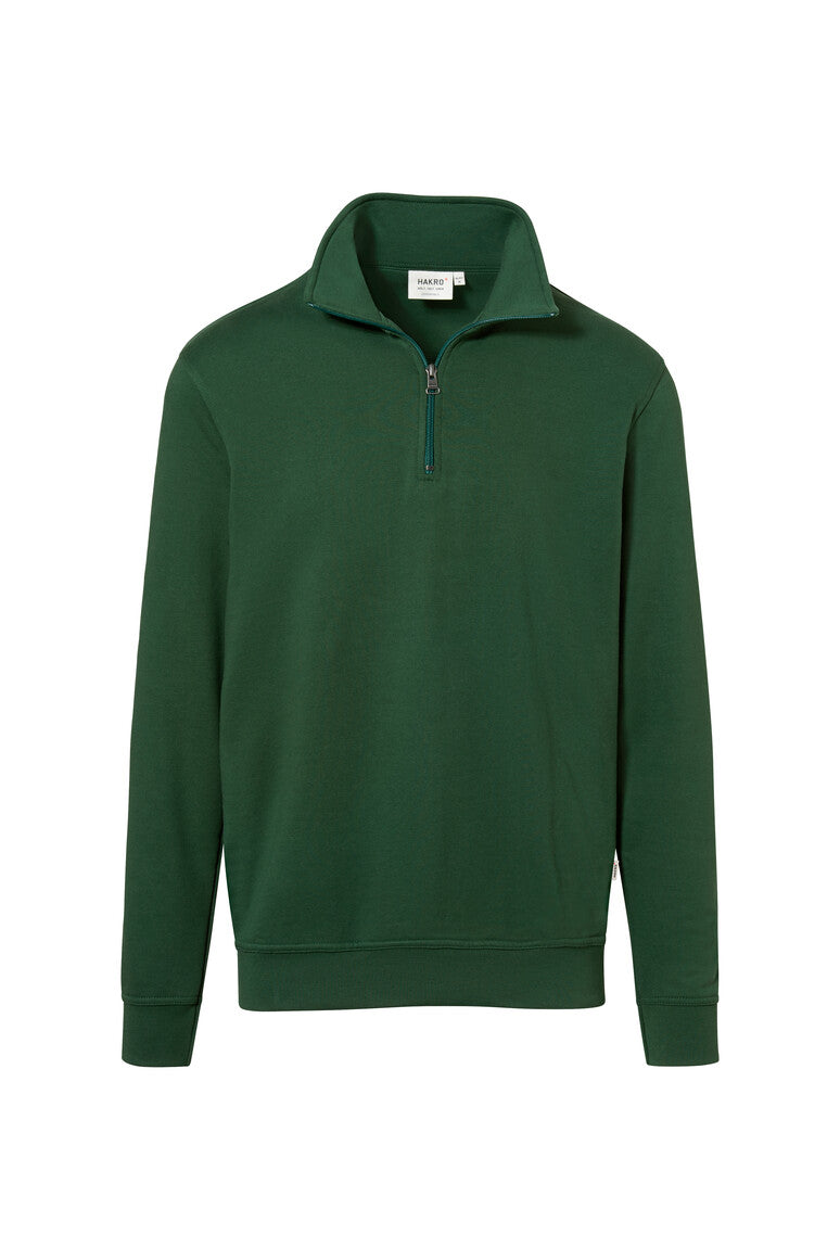 HAKRO Zip-Sweatshirt Premium Unisex (0451) – Tanne
